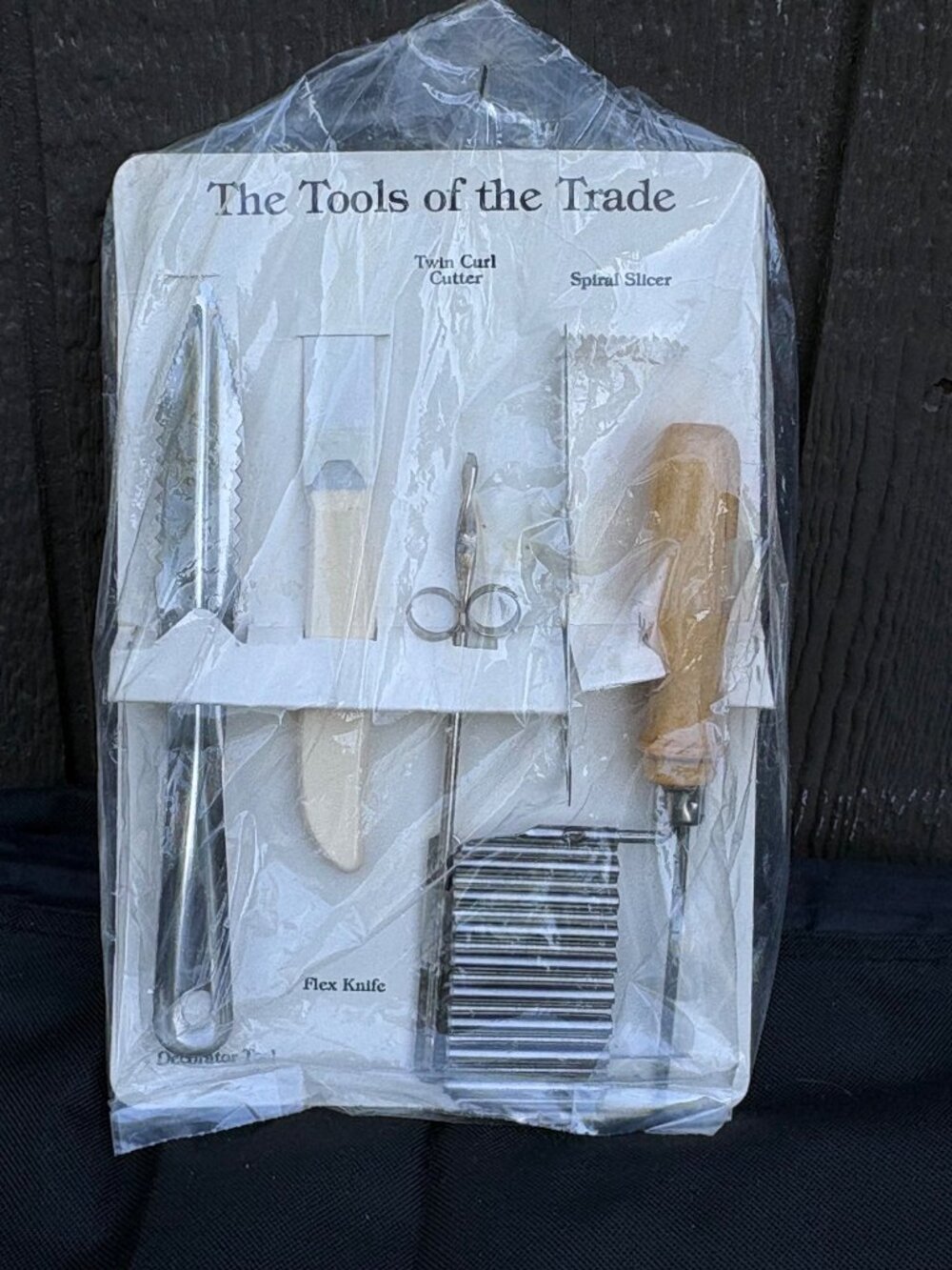 Vintage The Tools Of The Trade Fine Art of Garnishing Jerry Crowley Decorator